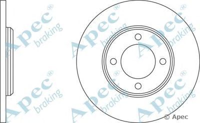 APEC BRAKING dsk269 -  Тормозной диск